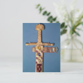 Coronatiezwaard van de Franse koning Briefkaart (Staand voorkant)