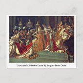 Coronation at Notre Dame by Jacques-Louis David Briefkaart (Voorkant)