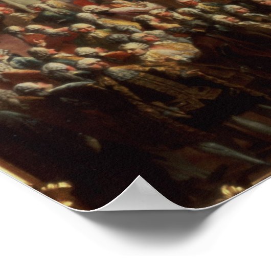 Coronation Banquet of Joseph II in Frankfurt Poster (Hoek)