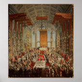 Coronation Banquet of Joseph II in Frankfurt Poster (Voorkant)