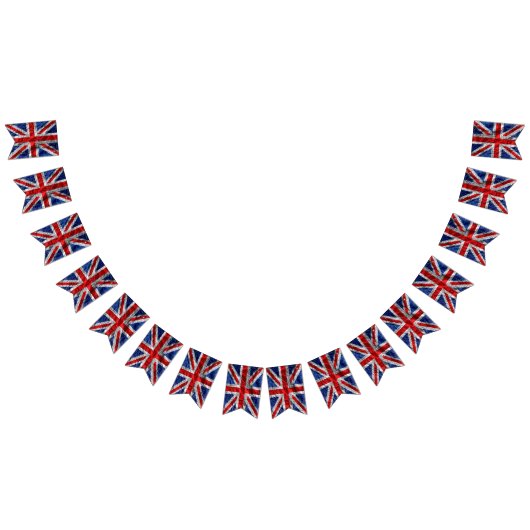 Coronation bunting vlaggetjes (Alle)
