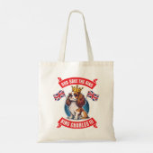 Coronation Cavalier King Charles Tote Bag (Achterkant)