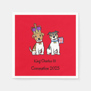 Coronation Dogs Paper Servet