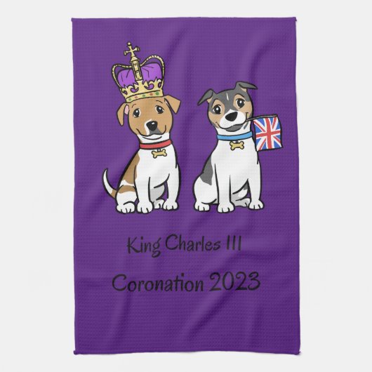 Coronation Dogs Theedoek (Verticaal)