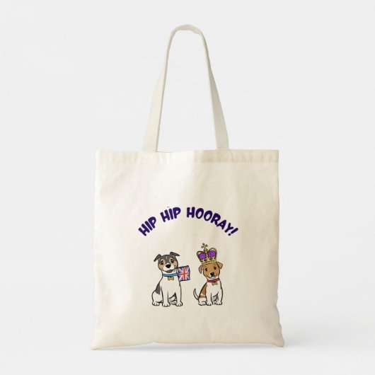Coronation Dogs Tote Bag (Achterkant)