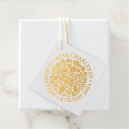 Coronation Emblem King Charles III Bedankjes Labels