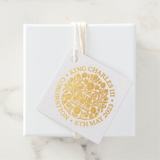 Coronation Emblem King Charles III Bedankjes Labels (Met doos)