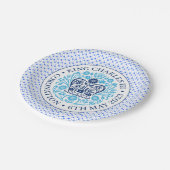 Coronation Emblem of King Charles III Papieren Bordje (Gekanteld)