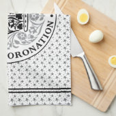 Coronation Emblem of King Charles III Theedoek (Quarter Fold)