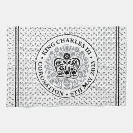 Coronation Emblem of King Charles III Theedoek