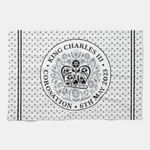 Coronation Emblem of King Charles III Theedoek