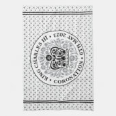 Coronation Emblem of King Charles III Theedoek (Verticaal)