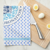 Coronation Emblem of King Charles III Theedoek (Quarter Fold)