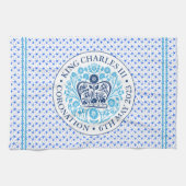 Coronation Emblem of King Charles III Theedoek (Horizontaal)