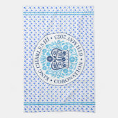 Coronation Emblem of King Charles III Theedoek (Verticaal)