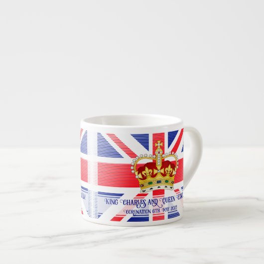 Coronation of King Charles III Coffee Mok (Voorkant rechts)