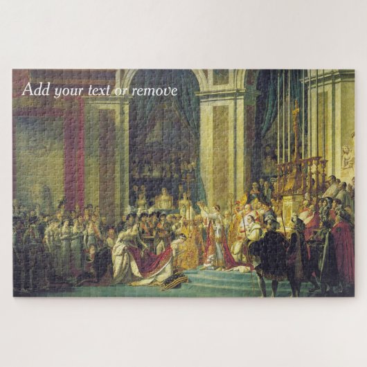 "Coronation of Napoleon", Notre Dame, Parijs, 1806 Legpuzzel (Horizontaal)