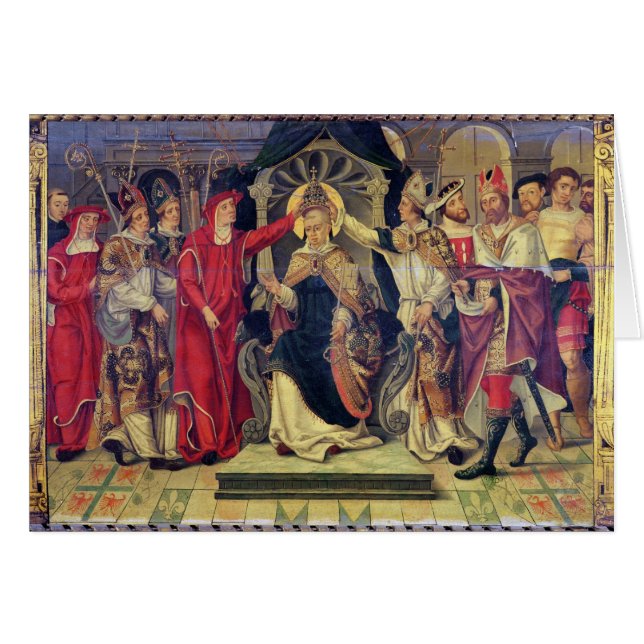 Coronation of Pope Celestine V in August 1294 (Voorkant Horizontaal)