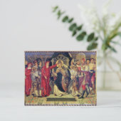 Coronation of Pope Celestine V in August 1294 Briefkaart (Staand voorkant)