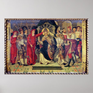 Coronation of Pope Celestine V in August 1294 Poster