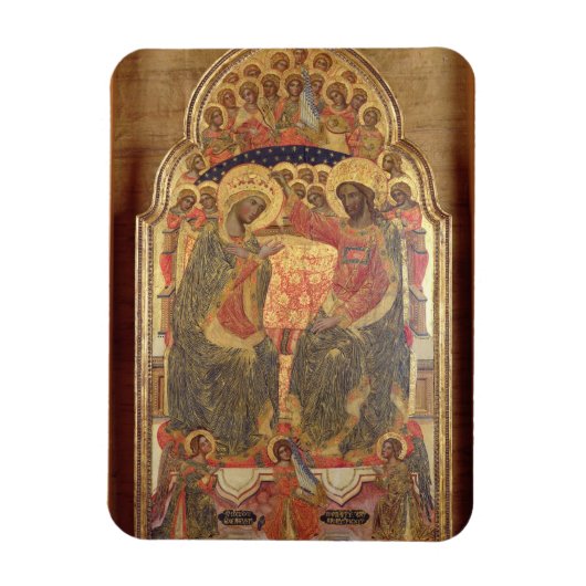 Coronation of the Virgin, 1372 Magneet (Verticaal)