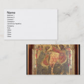 Coronation of the Virgin, 1372 Visitekaartje (Voorkant / Achterkant)
