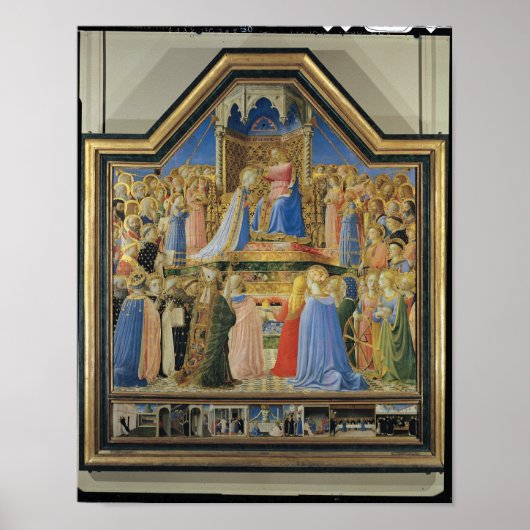Coronation of the Virgin, c.1430-32 Poster (Voorkant)