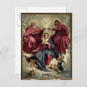 Coronation of the Virgin, c.1641-42 Briefkaart (Voorkant / Achterkant)