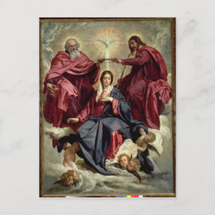 Coronation of the Virgin, c.1641-42 Briefkaart