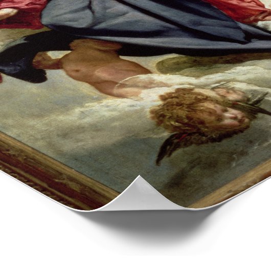 Coronation of the Virgin, c.1641-42 Poster (Hoek)