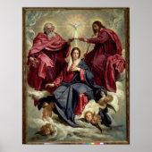 Coronation of the Virgin, c.1641-42 Poster (Voorkant)