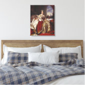Coronation Portrait of Queen Victoria Canvas Afdruk (Insitu (Slaapkamer))