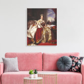 Coronation Portrait of Queen Victoria Canvas Afdruk (Insitu (Woonkamer))