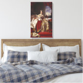 Coronation Portrait of Queen Victoria Canvas Afdruk (Insitu (Slaapkamer))