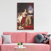 Coronation Portrait of Queen Victoria Canvas Afdruk (Insitu (Woonkamer))