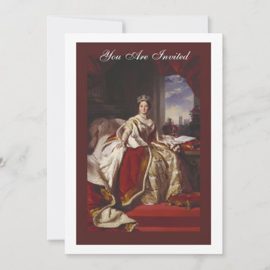 Coronation Portrait of Queen Victoria Kaart (Voorkant)