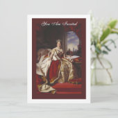 Coronation Portrait of Queen Victoria Kaart (Staand voorkant)