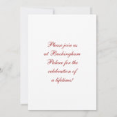 Coronation Portrait of Queen Victoria Kaart (Achterkant)