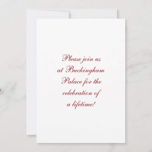 Coronation Portrait of Queen Victoria Kaart (Achterkant)