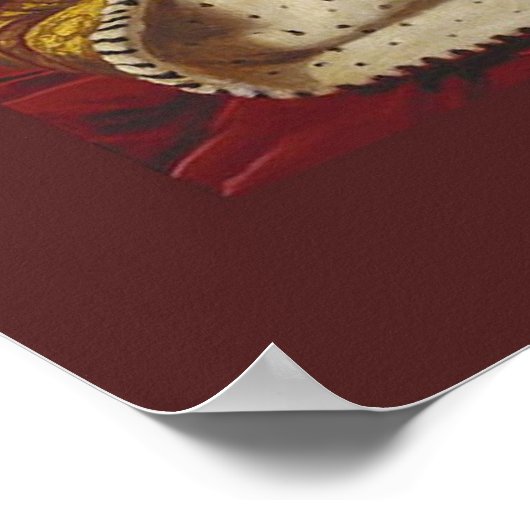 Coronation Portrait of Queen Victoria Poster (Hoek)