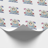 Coronation Queen - Matte Wrapping Paper Cadeaupapier (Hoek)