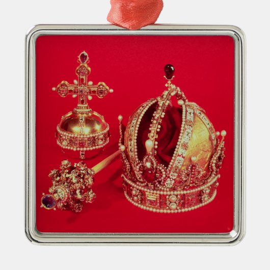 Coronation Regalia of Rudolph II Metalen Ornament (Voorkant)