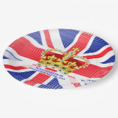 Coronation souvenir of King Charles III Crossbod Papieren Bordje (Gekanteld)