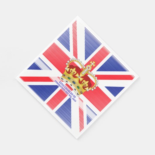 Coronation souvenir of King Charles III Crossbod Servet (Hoek)