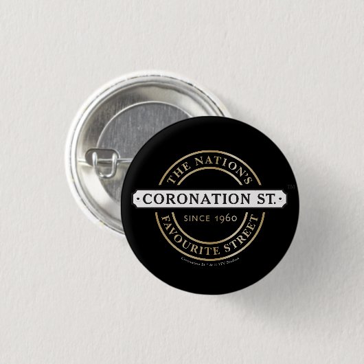 Coronation Street - Logo Button (Voorkant /achterkant)