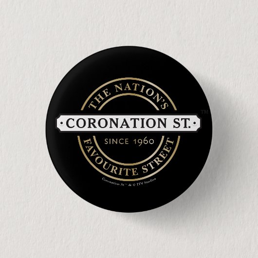 Coronation Street - Logo Button (Voorkant)