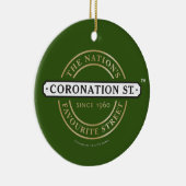 Coronation Street - Logo Keramisch Ornament (Rechts)