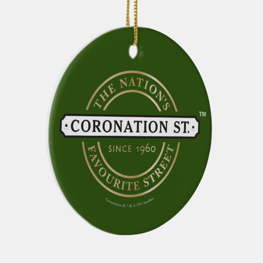 Coronation Street - Logo Keramisch Ornament (Rechts)