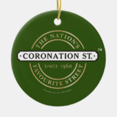 Coronation Street - Logo Keramisch Ornament (Voorkant)