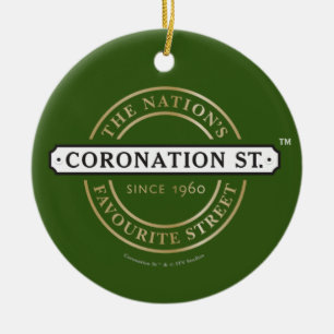 Coronation Street - Logo Keramisch Ornament